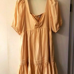 Gianni Bini sweetheart neck babydoll dress